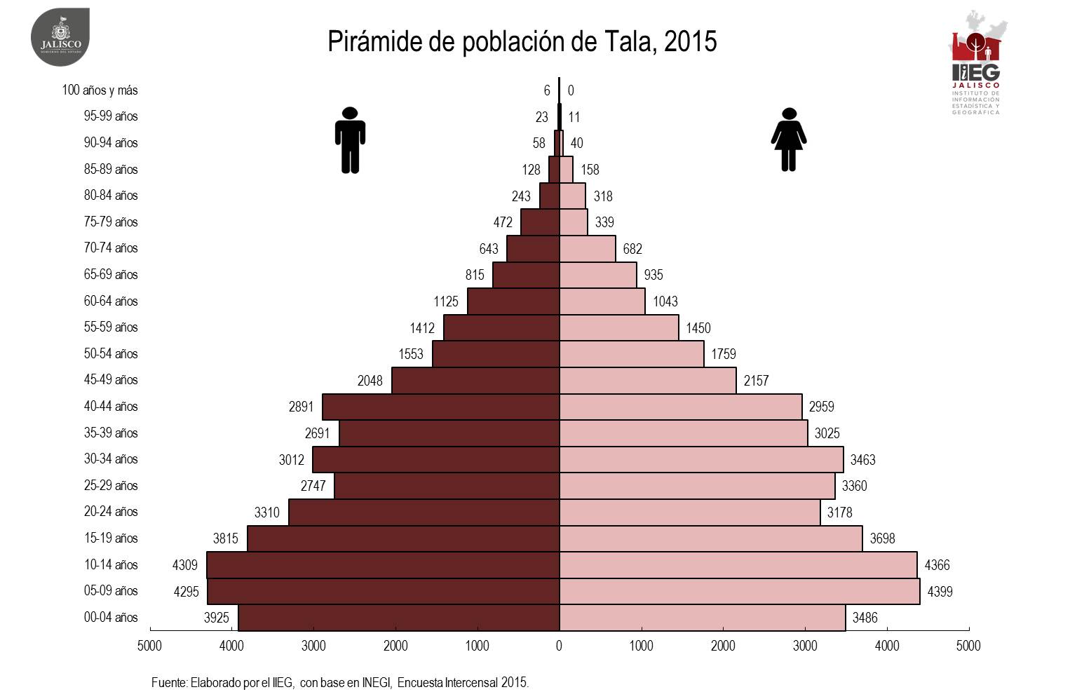 piramide de poblacion de mexico