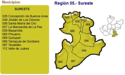 Regin 05.- Sureste