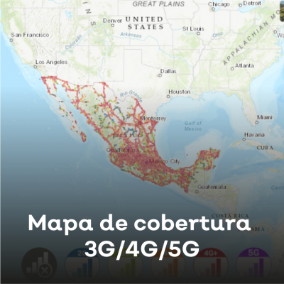 Mapa de cobertura 3g 4g 5g