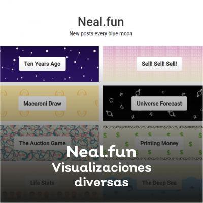 neal . fun, visualizaciones diiversas