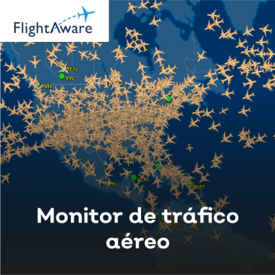 Monitor de tráfico aéreo