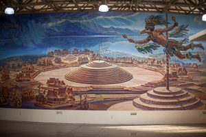 Mural del Centro Interpretativo Guachimontones “Phil Weigand”