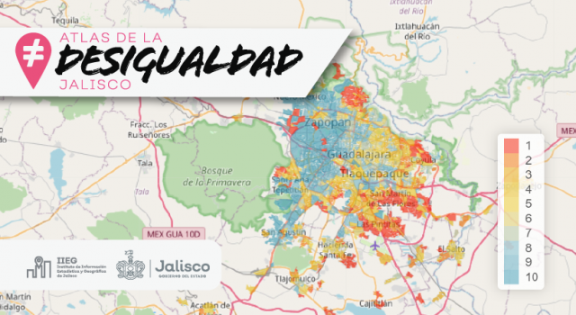 Portada, Atlas de la desigualdad Jalisco